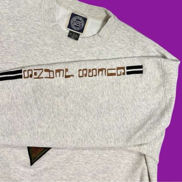 Vintage 90s Guess Crosswalk Sweatshirt - Picture 4 of 4